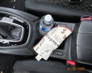 Coffee lover soft eyeglass case, padded, zipper close and cute coffee shop zipper charm